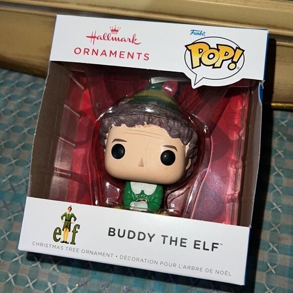 New Hallmark Funko Pop! 2021 Christmas Ornament BUDDY THE ELF - Picture 2 of 4
